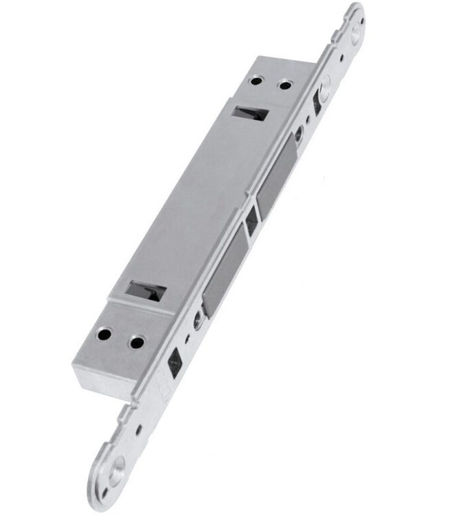 Замок магнитный AGB TOUCH 18х196mm (регулируемый), cерый RAL 7036