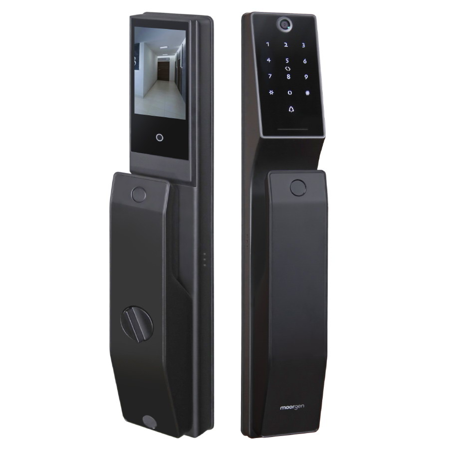 Moorgen T3+ врезная 7 ригелей, видеоглазок, Wi-Fi
