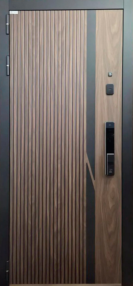 Life с зеркалом (Smart lock Y12) номер двери МЗ-46-26 НОВАЯ размер 2050*960 левое открывание